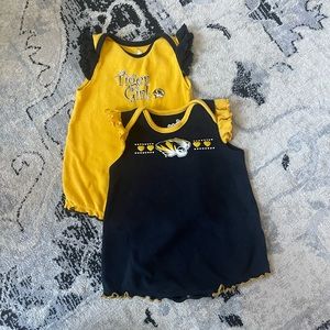 Mizzou Tigers Ruffle Onesie Bundle
